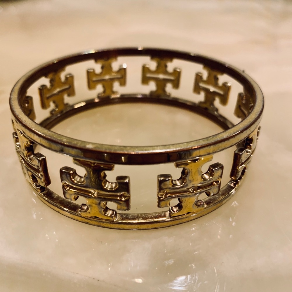 Tory Burch Gold Bangle Bracelet